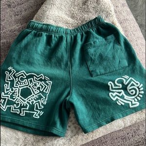 Unisex keith harring shorts